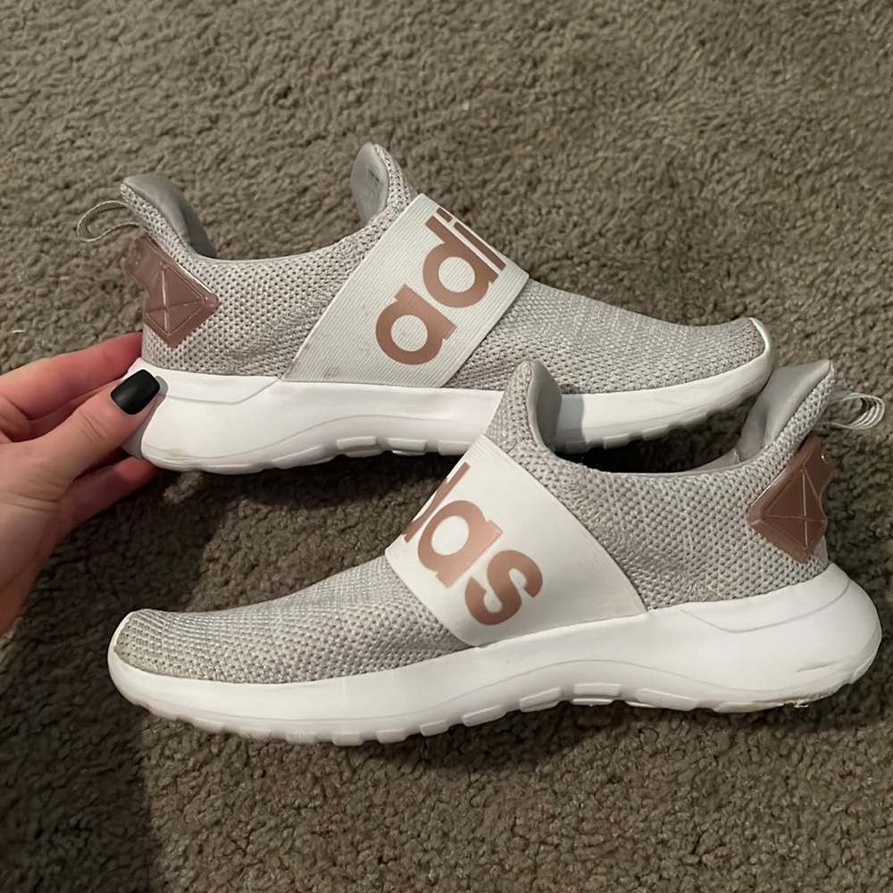 EUC grey slip on adidas
